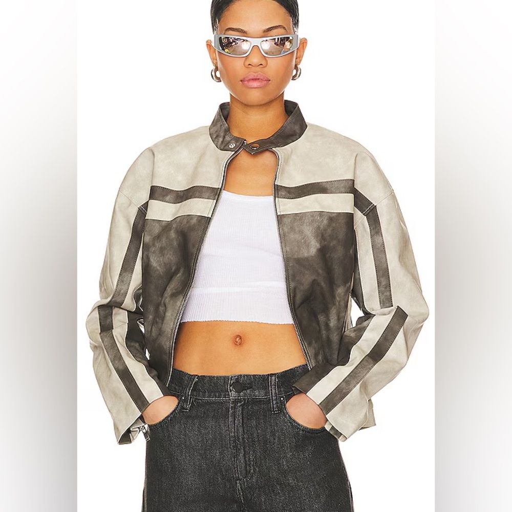 Superdown Faux Leather Moto Jacket